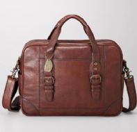 OtrosBolsosBAG MEN LINEAGE WRK BRIEF BROWN