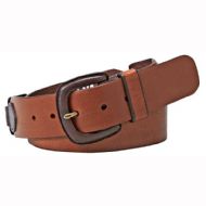 OtrosCinturonesBELTS WOMEN TWO TONE CONNECTOR BRWN
