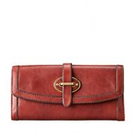 OtrosCarteras - MonederosSLW VRI LTHR FLAP CLUTCH RUSSET BROWN