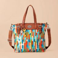 OtrosBolsosBAG W VINTAGE CNV KEYPR TOTE STRIPE