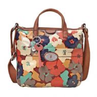 OtrosBolsosBAG W VINTAGE KEYPER CNVS CRSBDY FLORAL
