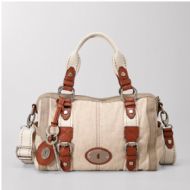 OtrosBolsosBAG W MADDOX FABRIC SATCHEL NATURAL