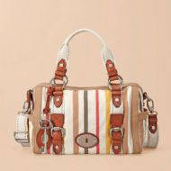 OtrosBolsosBAG W MADDOX FABRIC SATCHEL STRIPE
