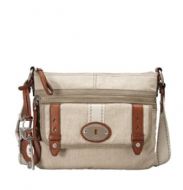 OtrosBolsosBAG W MADDOX FABRIC TOP ZIP NATURAL