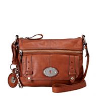 OtrosBolsosBAG W MADDOX LTHR TOP ZIP CHESTNUT