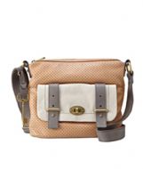 OtrosBolsosBAG W MASON LTHR PERF TP ZP CAMEL