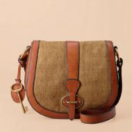 OtrosBolsosBAG W VRI LTHR FLAP CAMEL