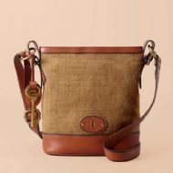 OtrosBolsosBAG W VRI LTHR TOP ZIP CAMEL