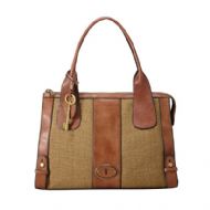 OtrosBolsosBAG W VRI LTHR TOP ZIP CAMEL