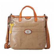 OtrosBolsosBAG W VINTAGE KEYPER JUTE CRSBDY ORNGE