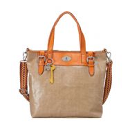 OtrosBolsosBAG W VINTAGE KEYPER JUTE TOTE ORANGE